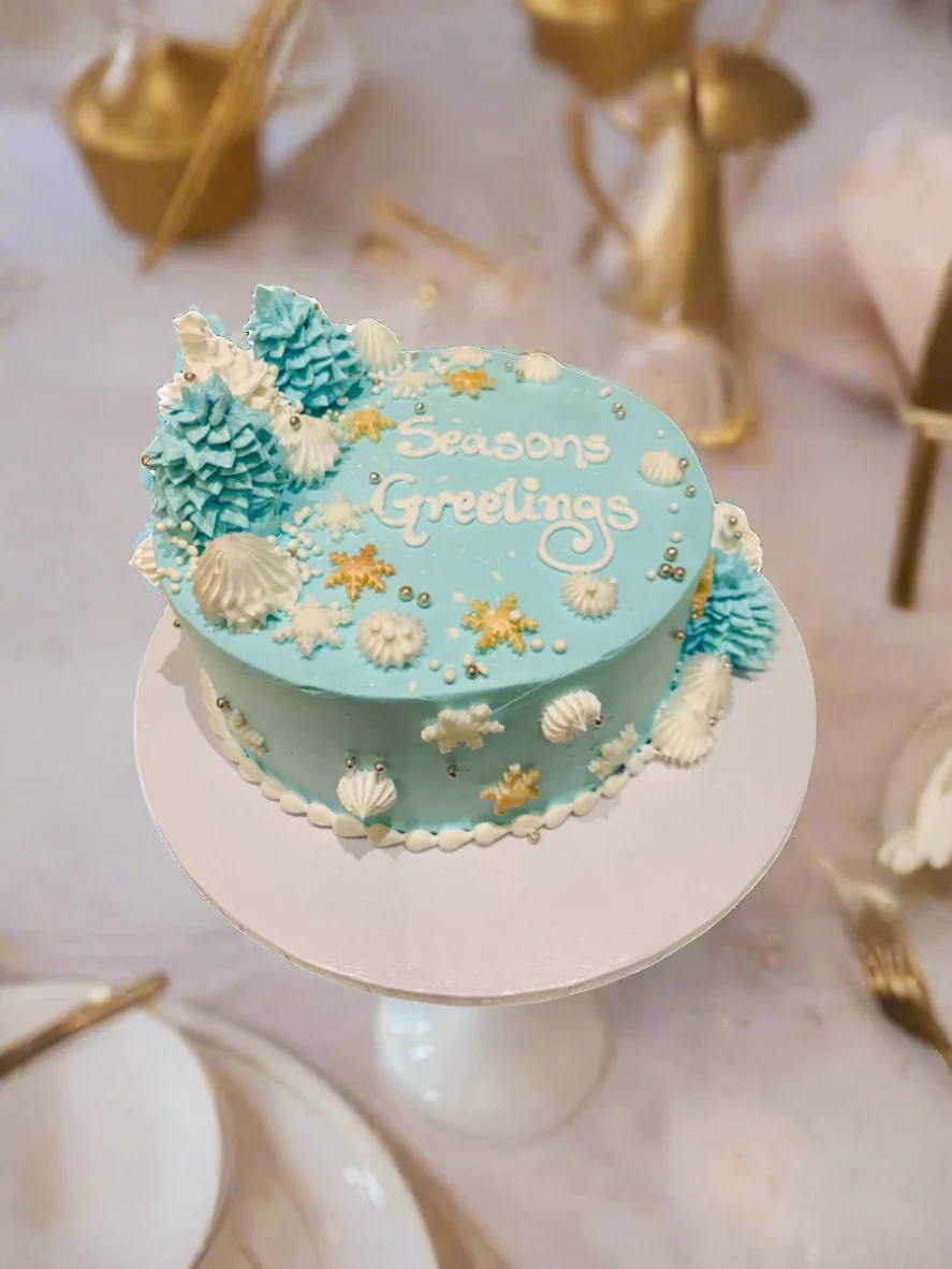 Christmas Greetings Cake - Image 3