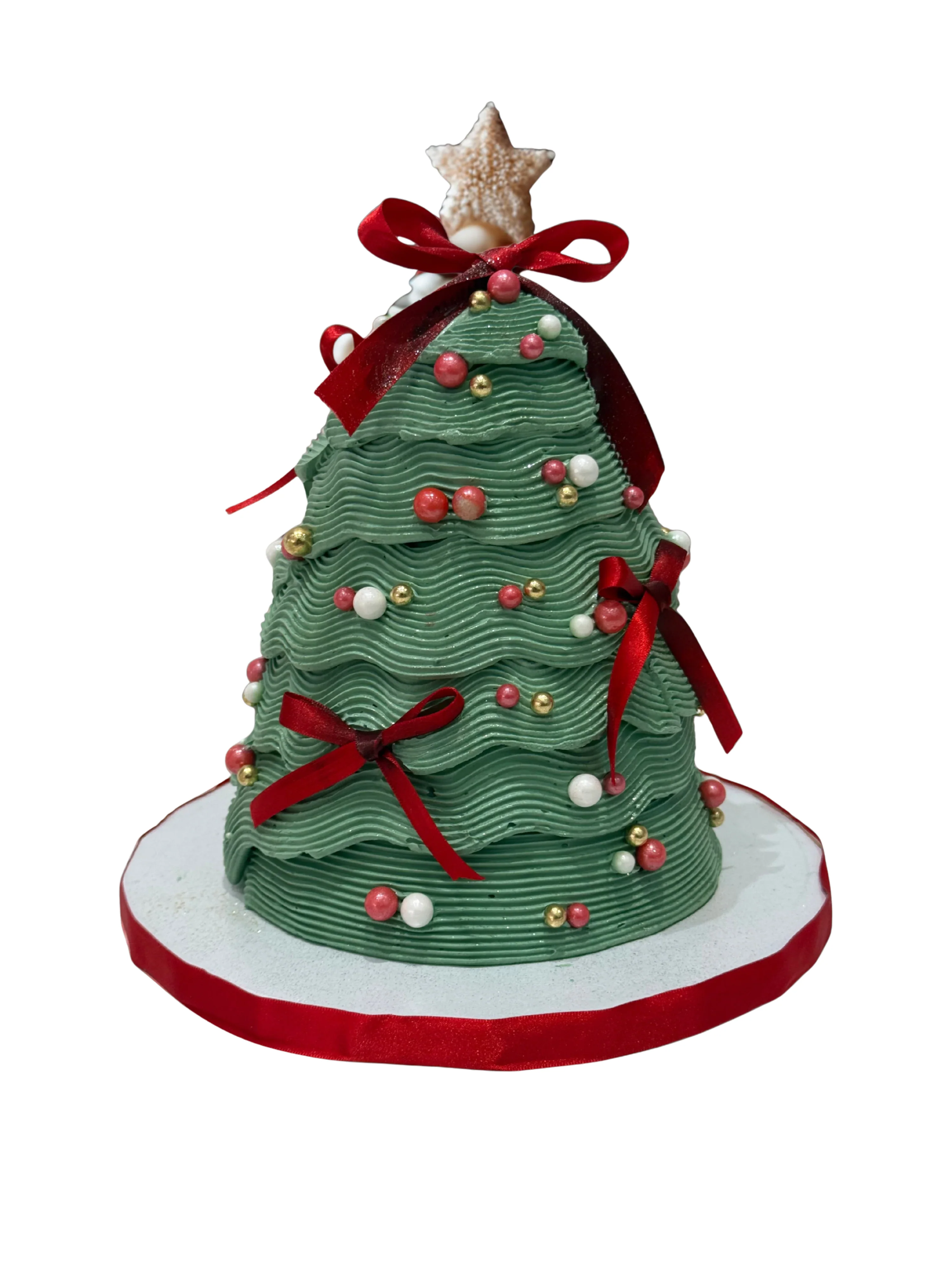 Christmas Tree Molded Cake