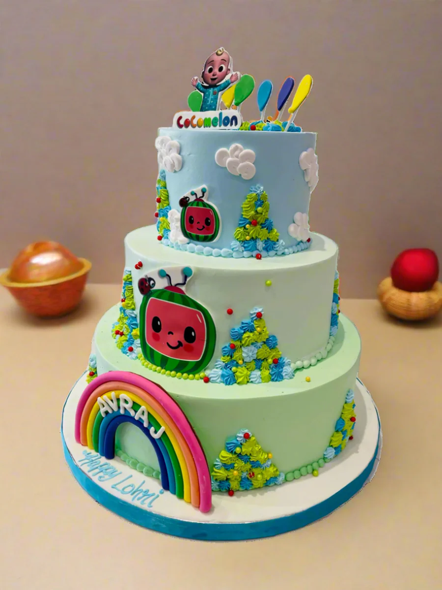 Cocomelon 3 Tiered Cake - Image 6