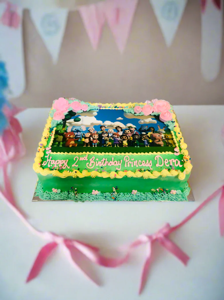 Cocomelon Photo Birthday Cake - Image 4