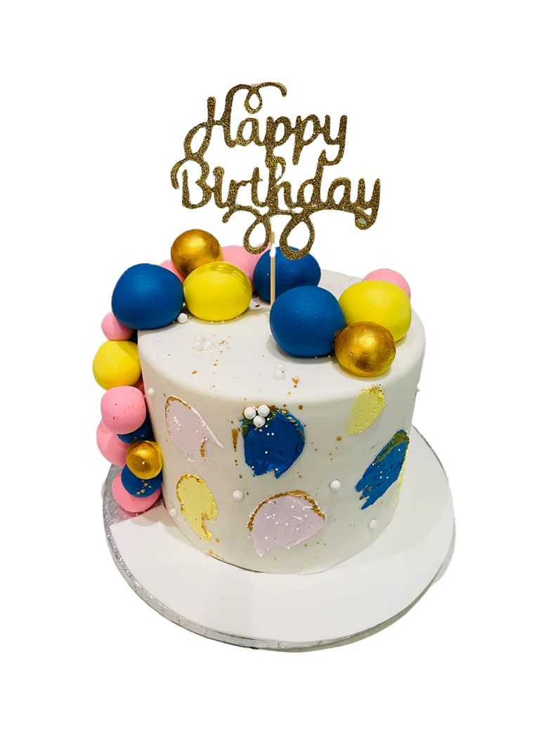 Colors Fondant Cake