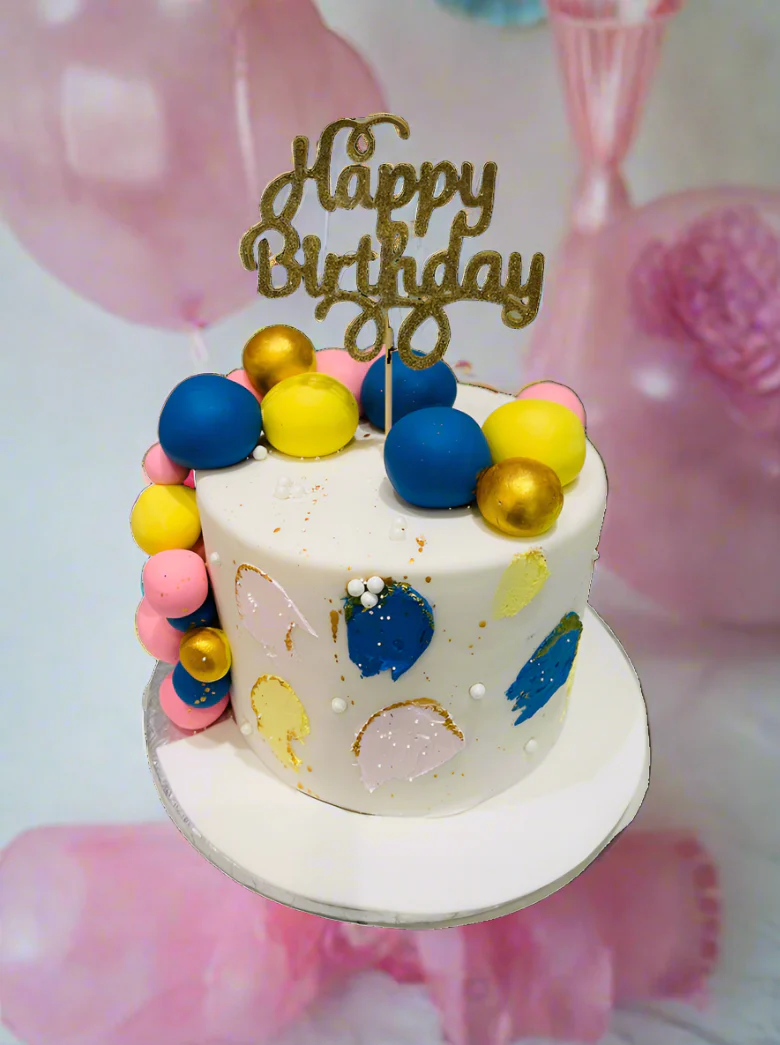 Colors Fondant Cake - Image 2