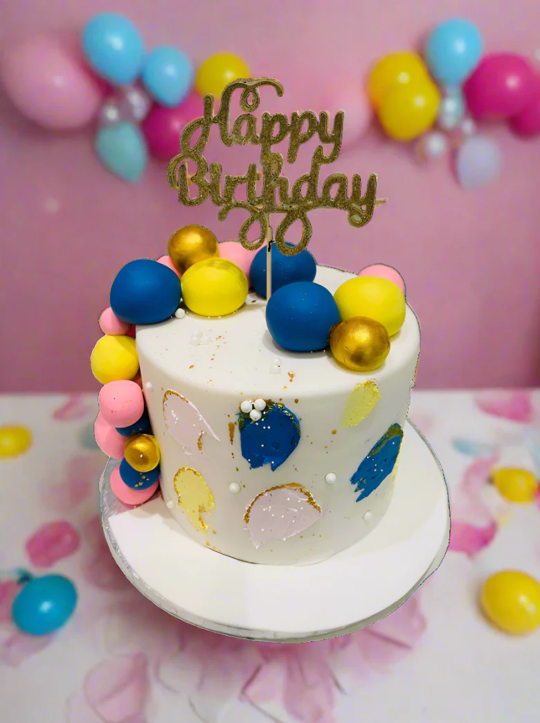 Colors Fondant Cake - Image 3