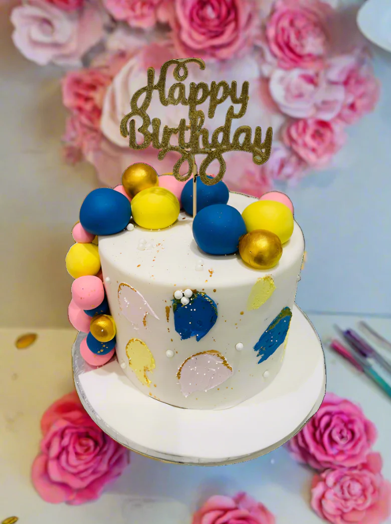 Colors Fondant Cake - Image 4