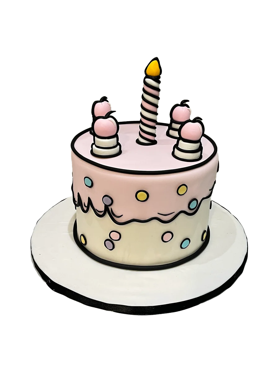 Comic Birthday Cake