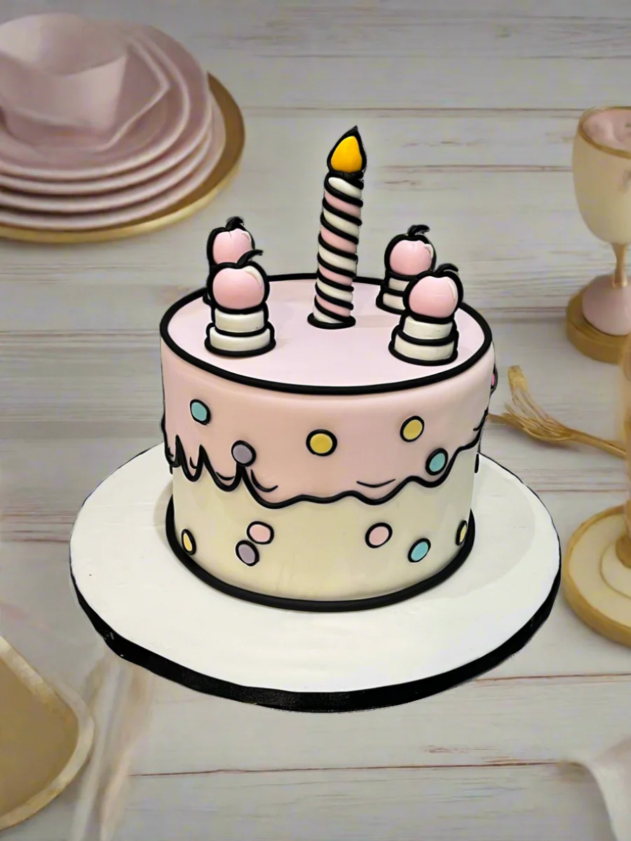 Comic Birthday Cake - Image 3