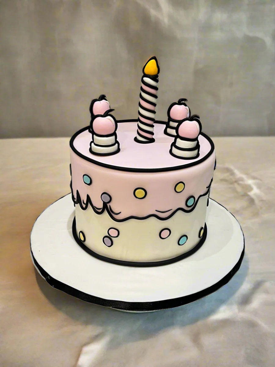 Comic Birthday Cake - Image 4