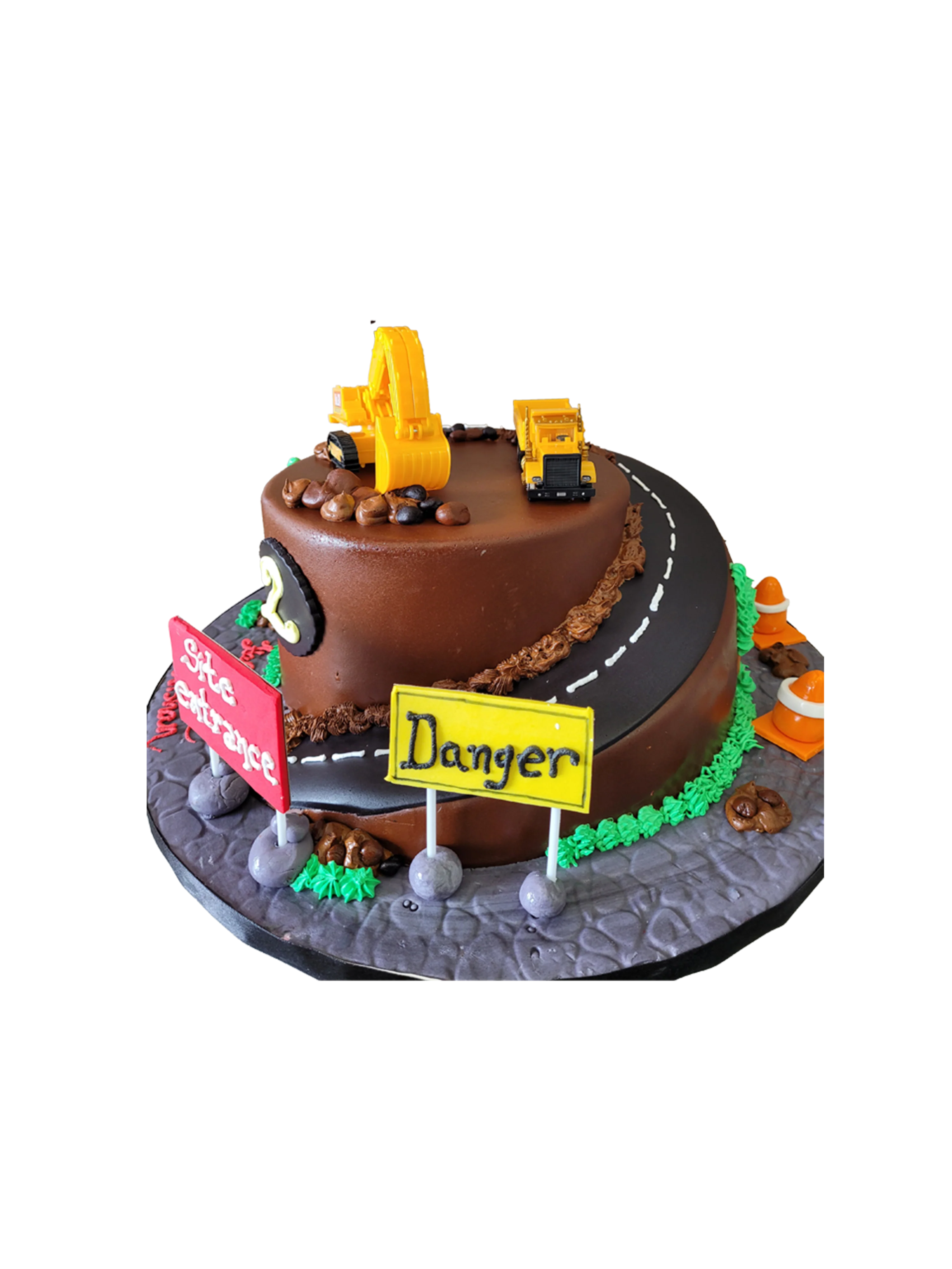 Construction Fondant Cake - Image 4