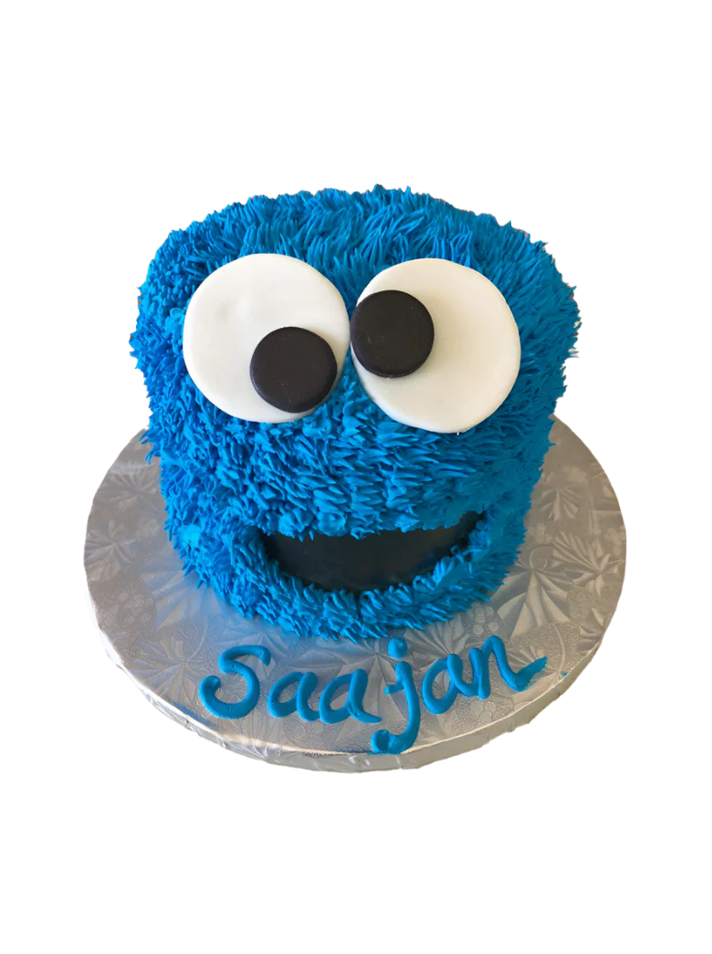 Cookie Monster Smash Cake