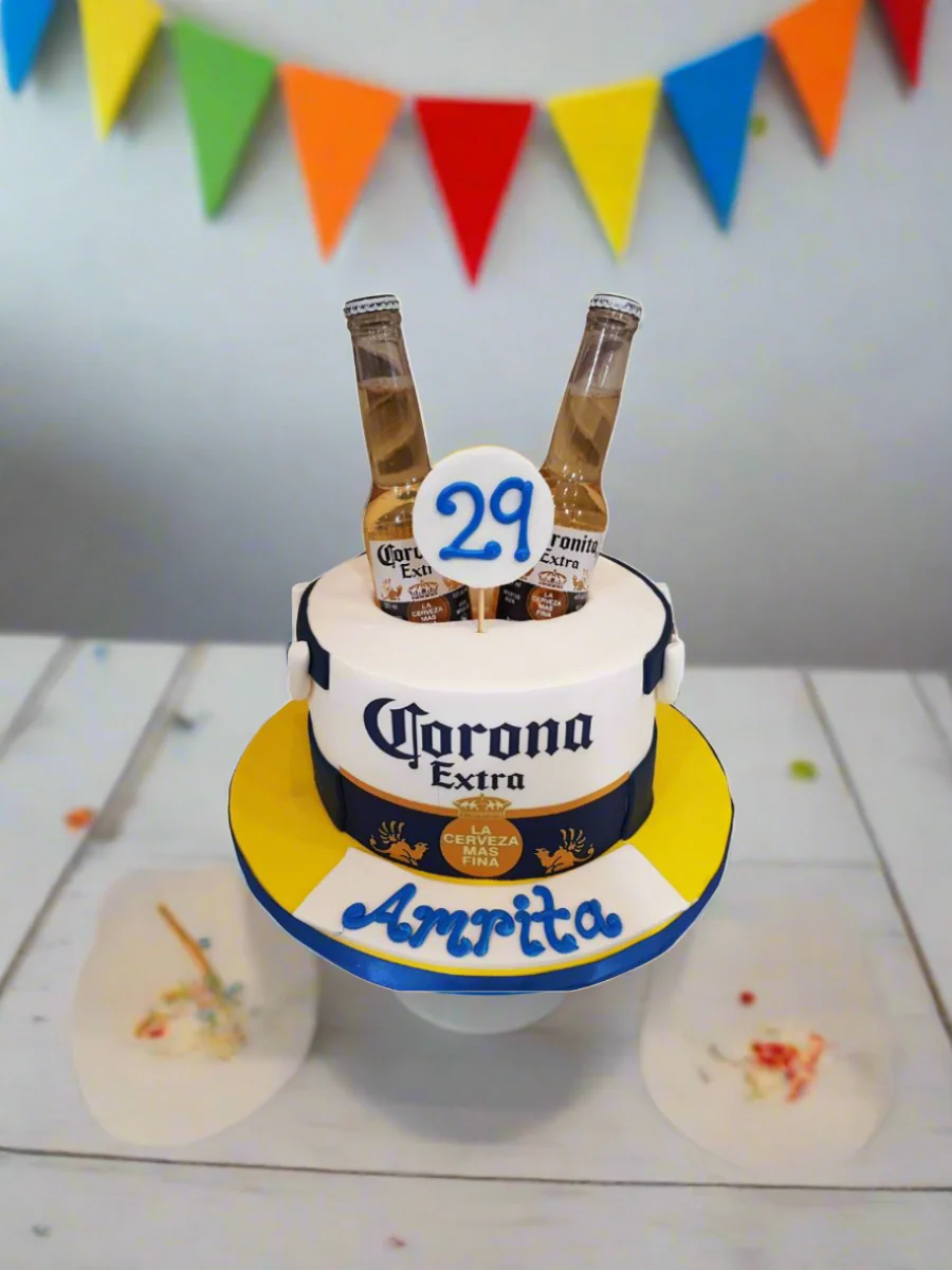 Corona Extra Beer Bottle Cake - Image 4
