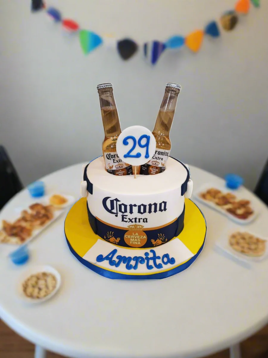Corona Extra Beer Bottle Cake - Image 5