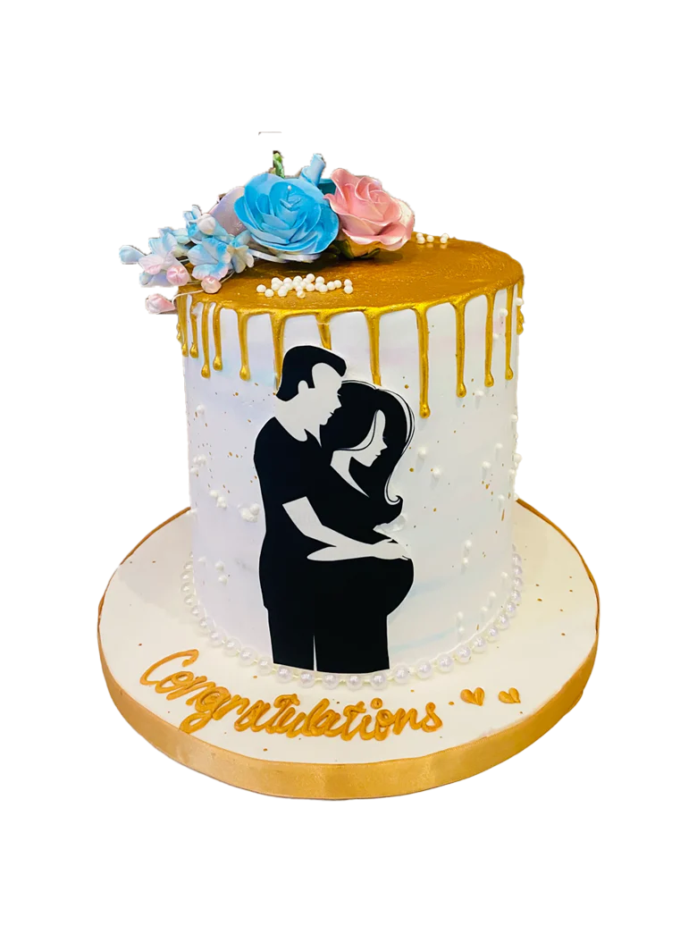 Couple Baby Shower Cake