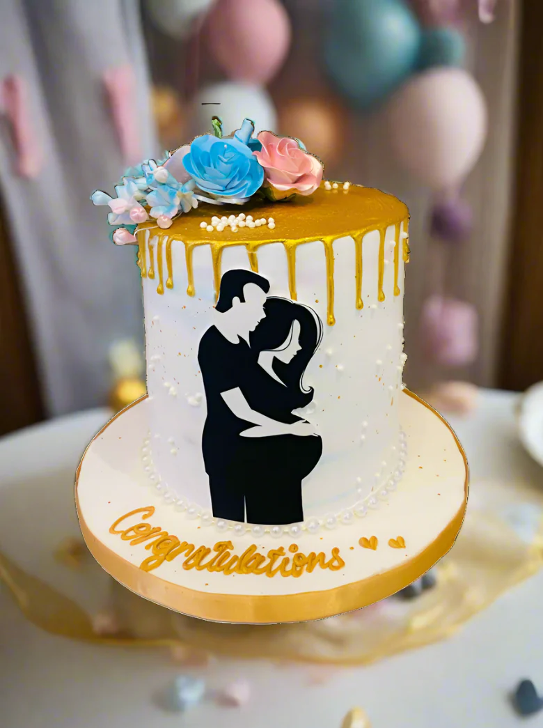 Couple Baby Shower Cake - Image 2