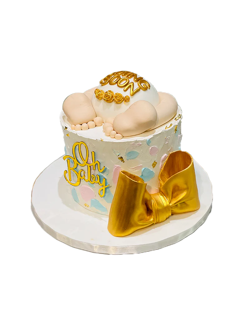 Crawling Baby Cream Cake