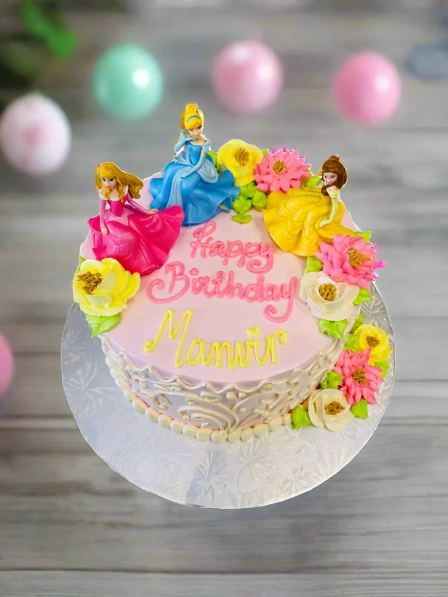 Disney Princess Cream Cake - Image 2