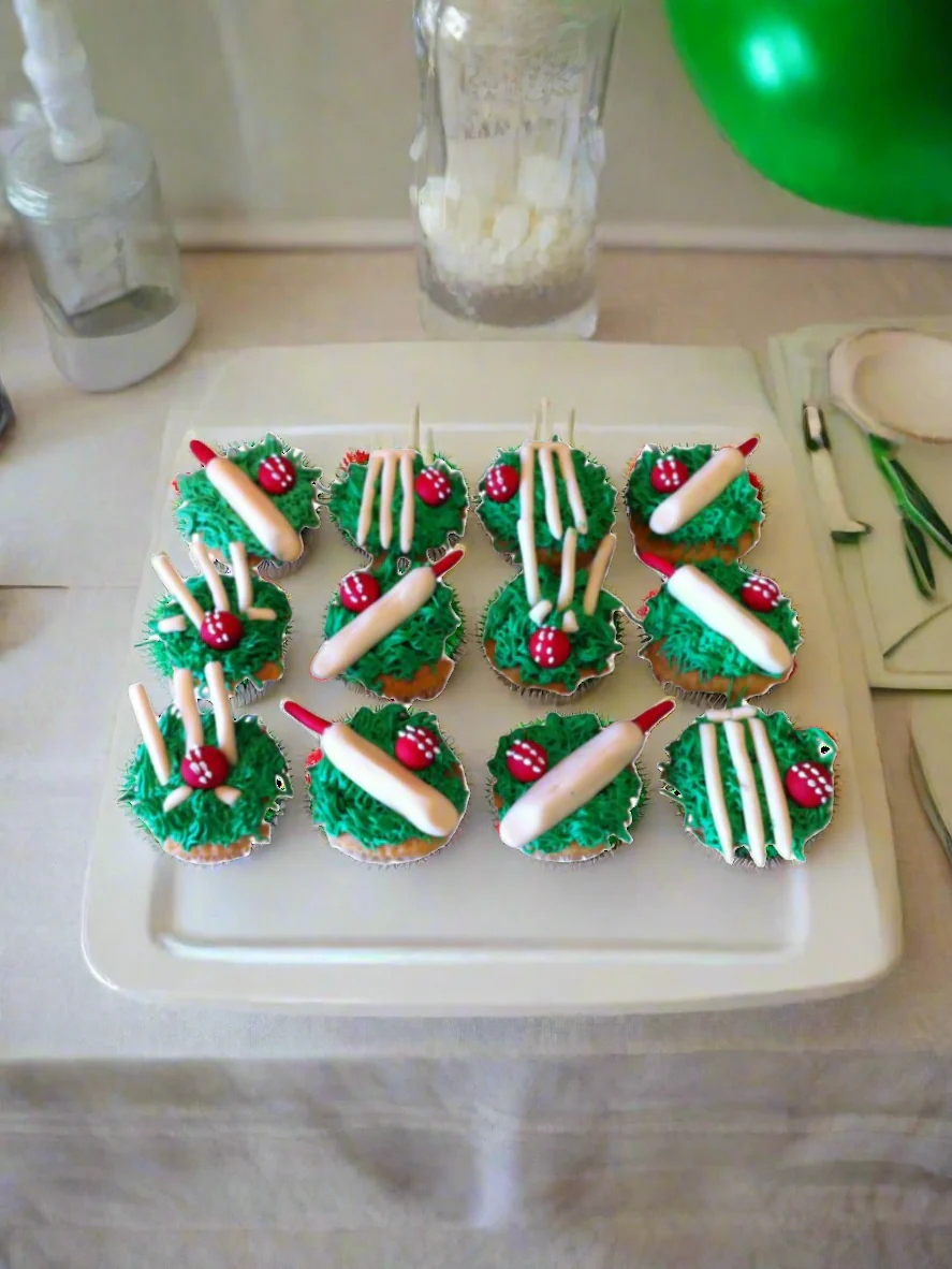 Cricket Cupcakes - (Pack Of 6) - Image 3