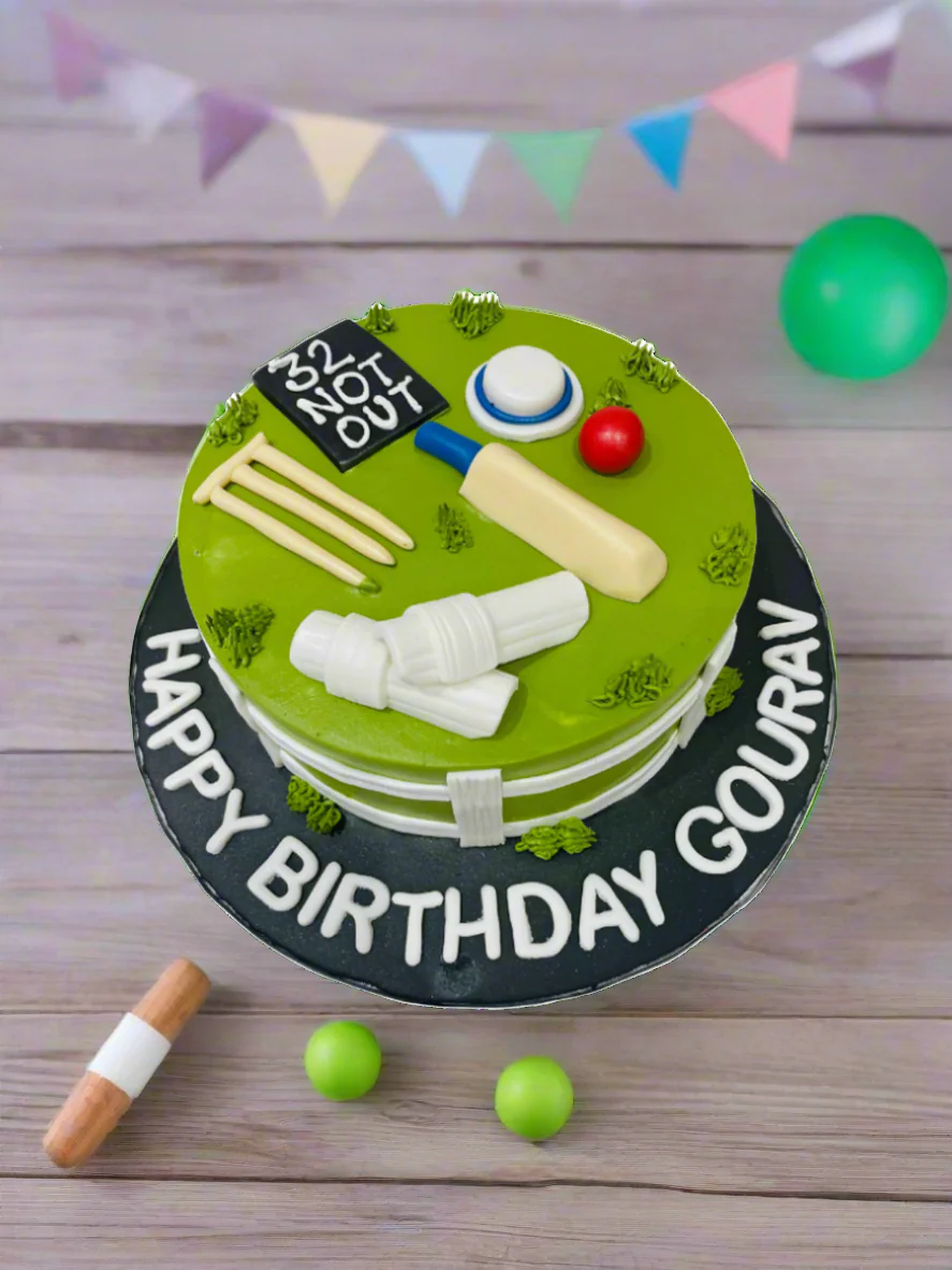 Cricket Fans Cream Cake - Image 3