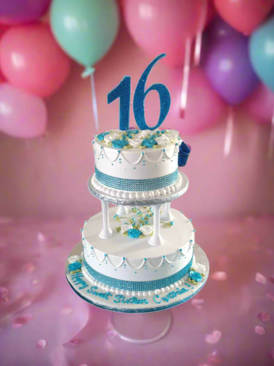 Cynthia Sweet Sixteen Cake - Image 3