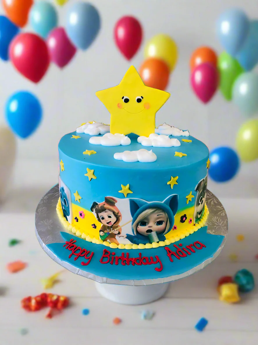 Dave & Ava Birthday Cake - Image 2