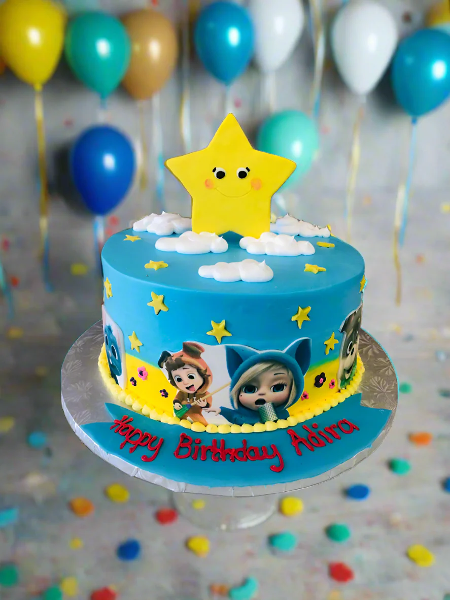Dave & Ava Birthday Cake - Image 3