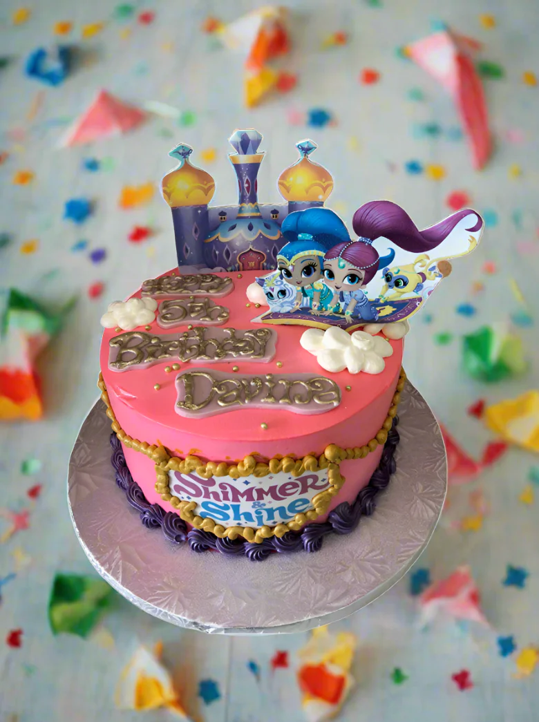 Davina Shimmer And Shine Birthday Cake - Image 4