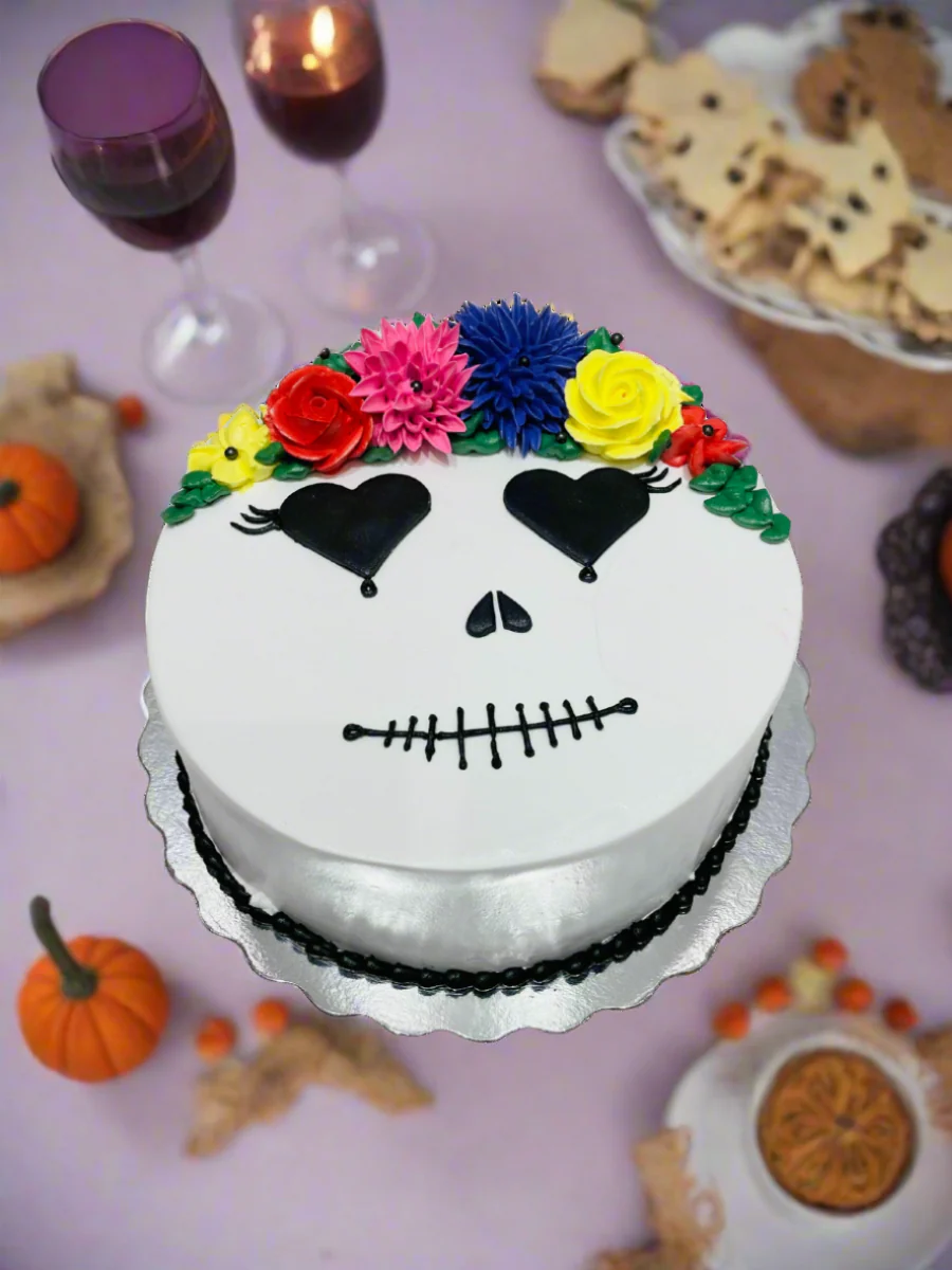 Day Of The Dead Halloween Cake - Image 3