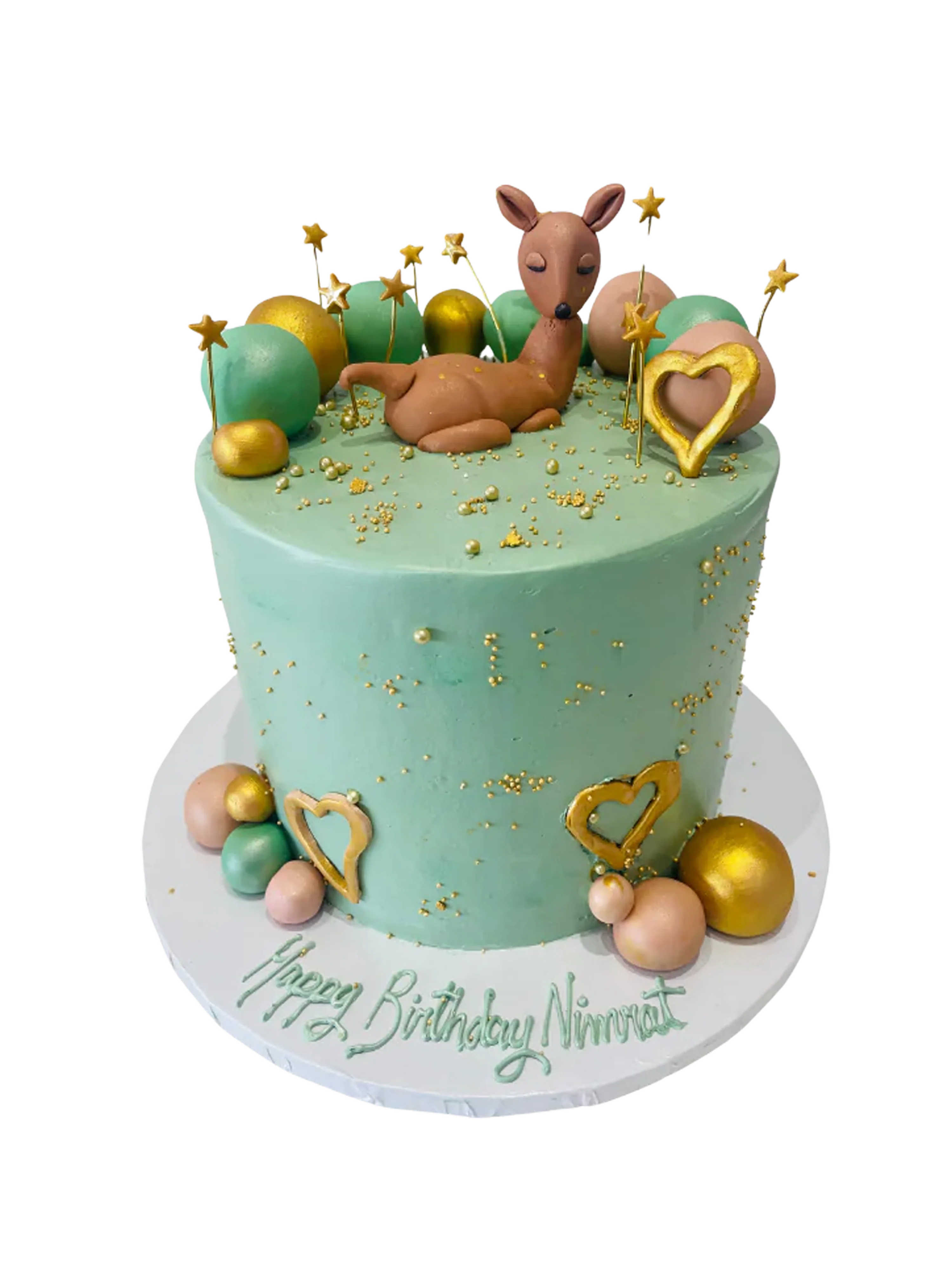 Deer Jungle Cream Cake