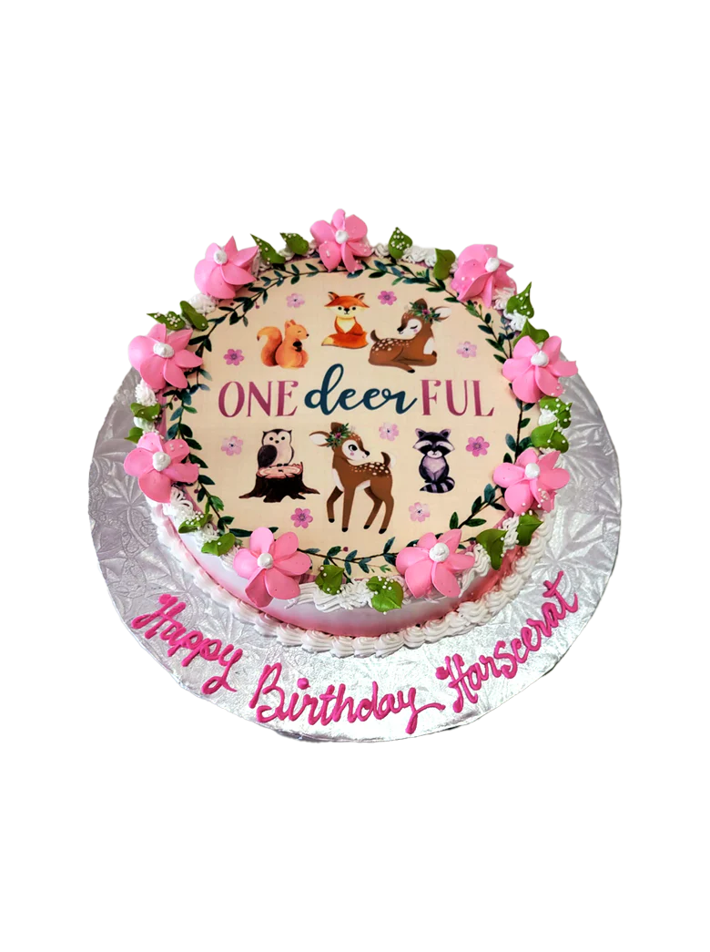 Deer Photo Cake