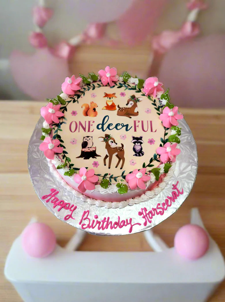 Deer Photo Cake - Image 3