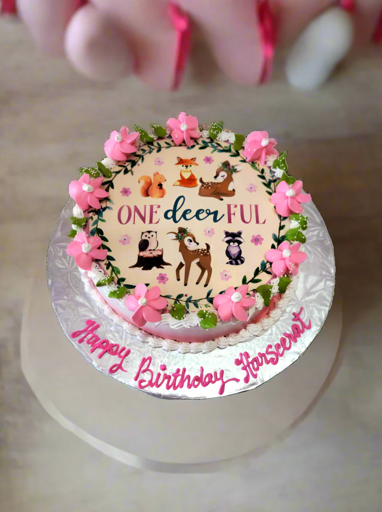 Deer Photo Cake - Image 4