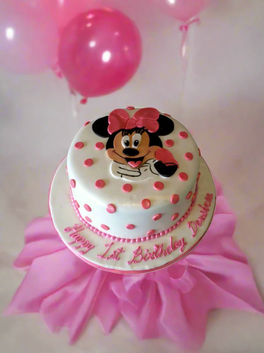 Devshree Minnie Birthday Cake - Image 3