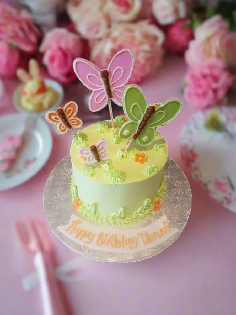 Dhruvi Butterfly Cake - Image 2