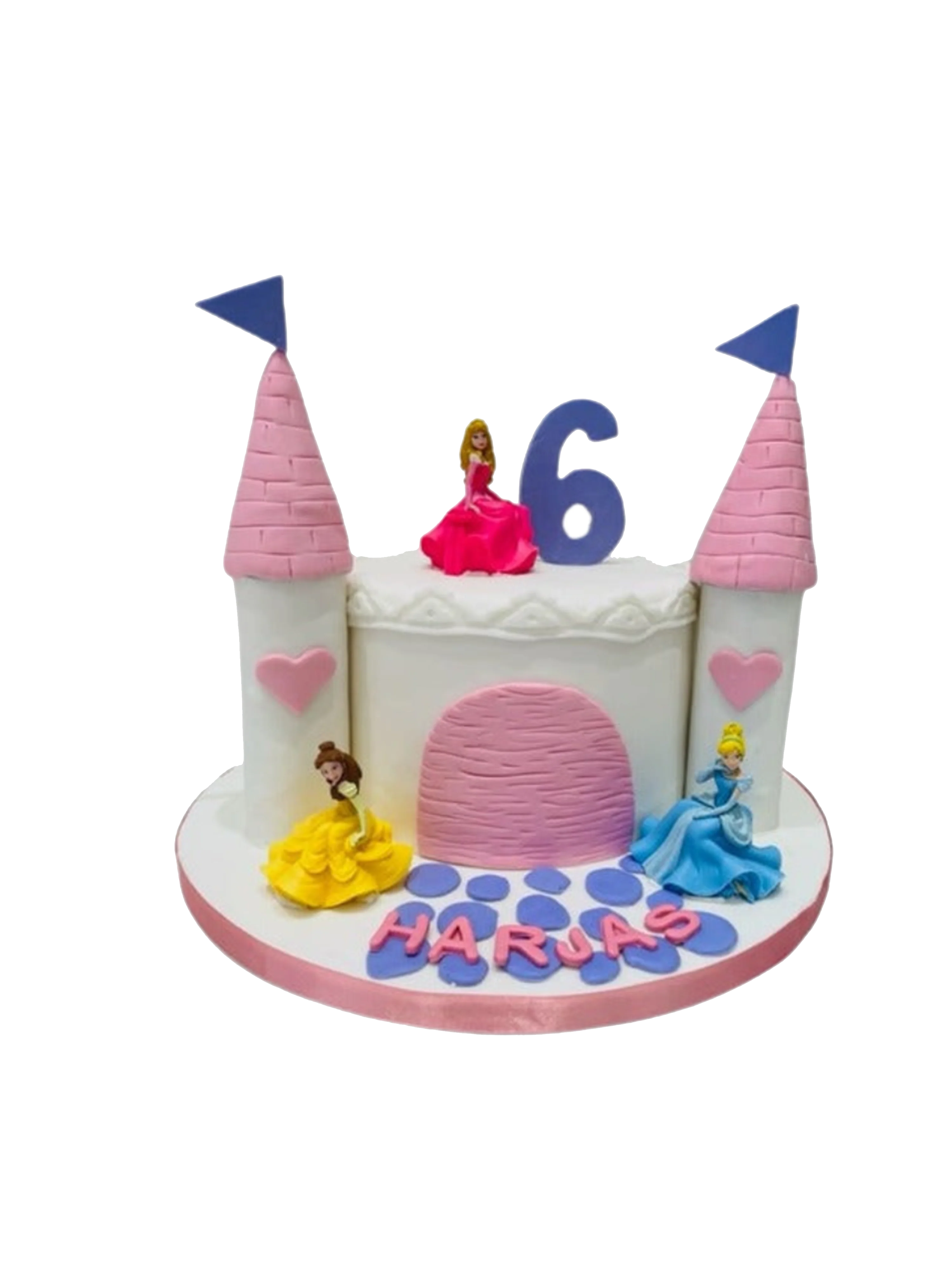 Disney Castle Fondant Cake