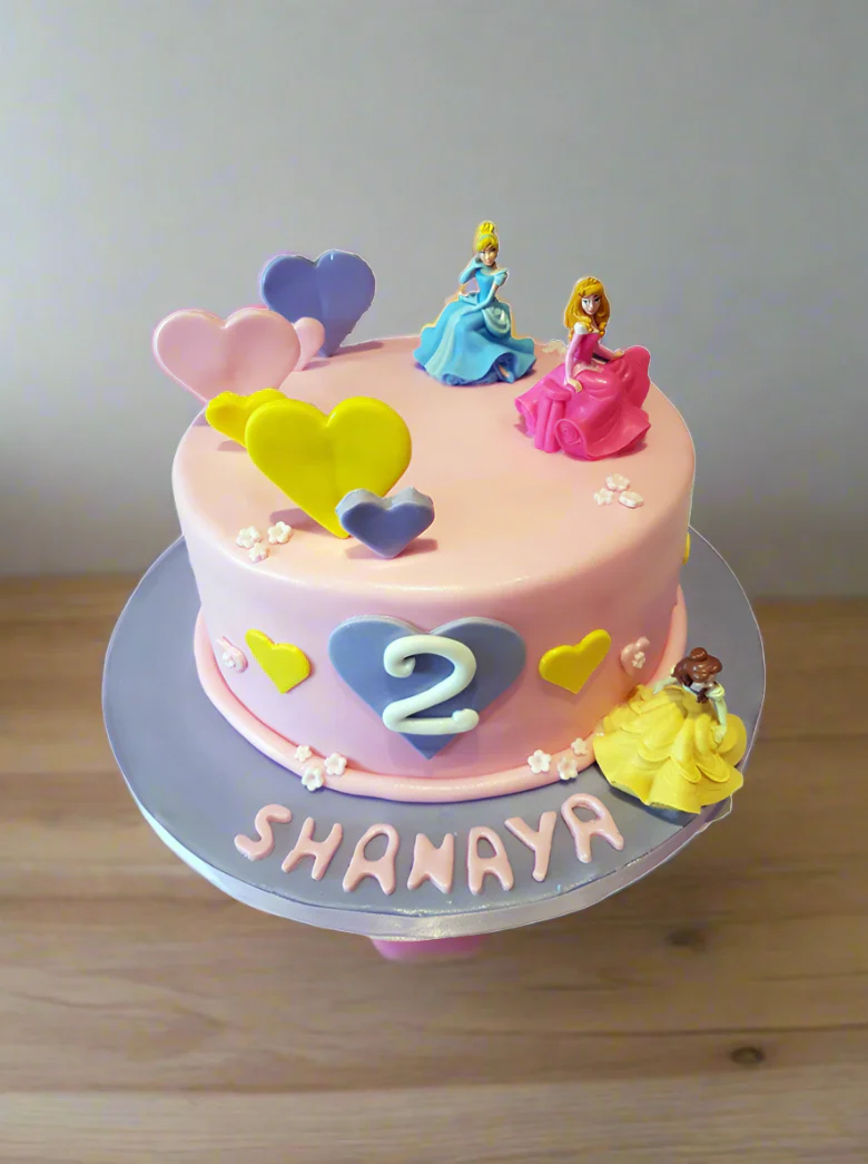 Disney Princess Fondant Cake - Image 6
