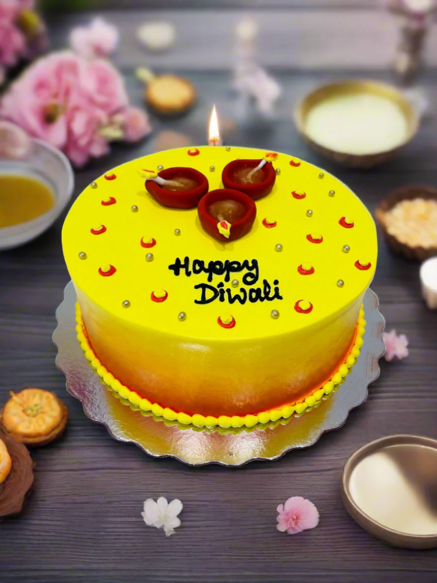 Diwali Lights Cake - Image 3