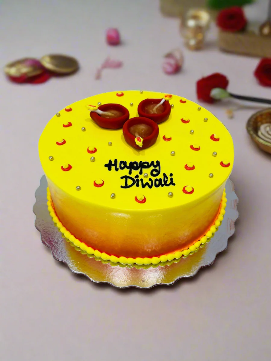 Diwali Lights Cake - Image 4