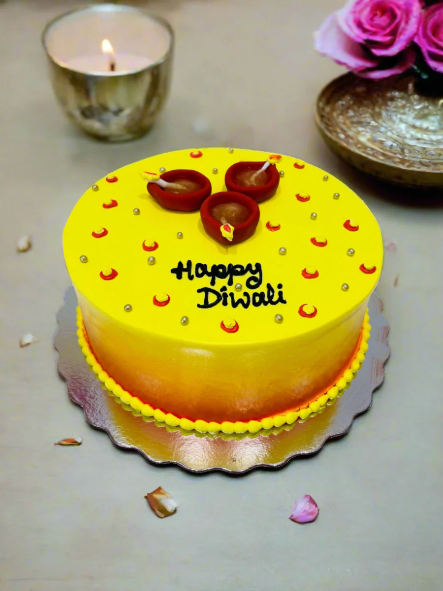 Diwali Lights Cake - Image 5