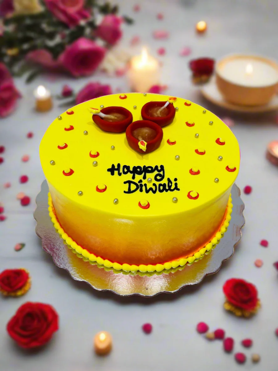 Diwali Lights Cake - Image 6
