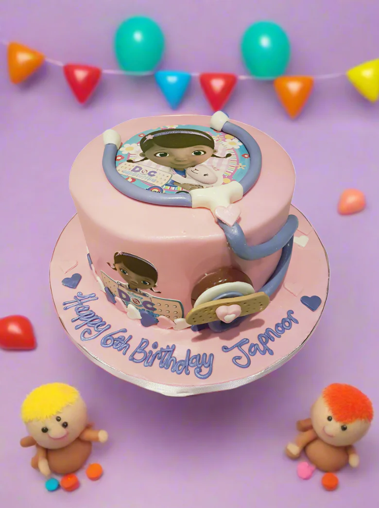 Doc Mcstuffins Fondant Cake - Image 2