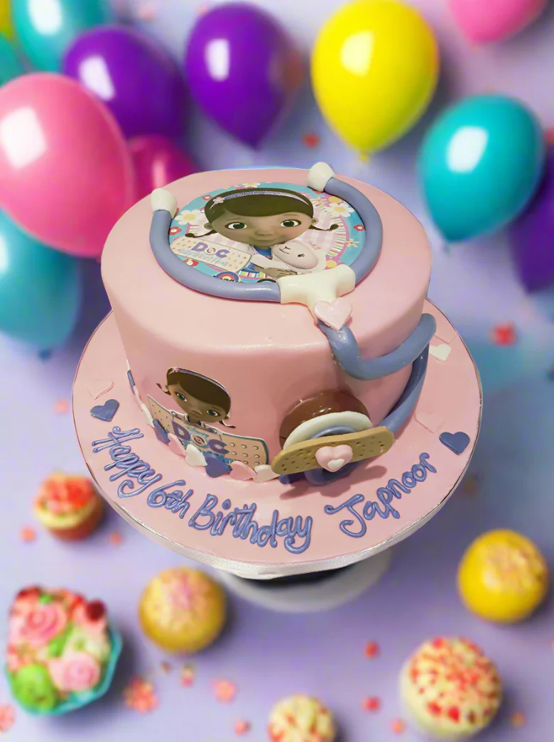 Doc Mcstuffins Fondant Cake - Image 3