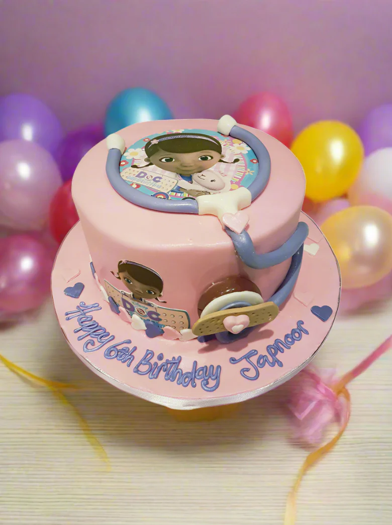 Doc Mcstuffins Fondant Cake - Image 4