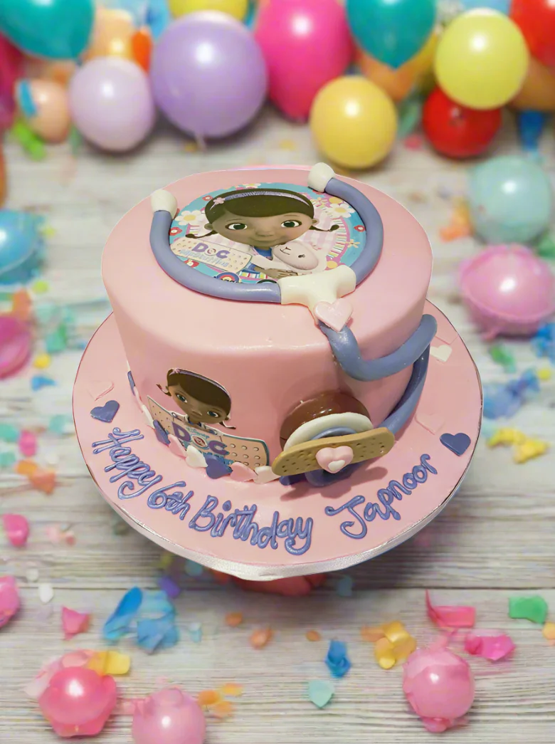Doc Mcstuffins Fondant Cake - Image 5