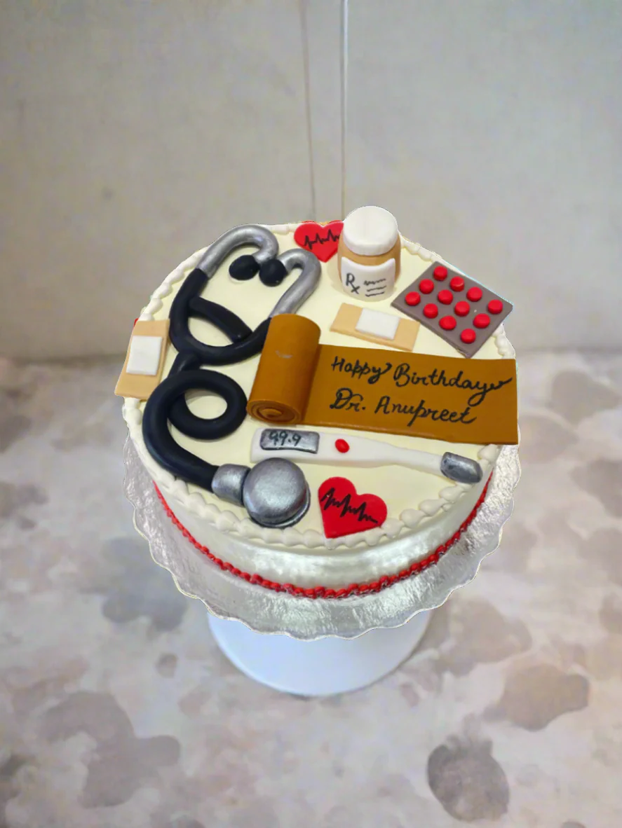 Doctor Equipment Cream Cake - Image 2