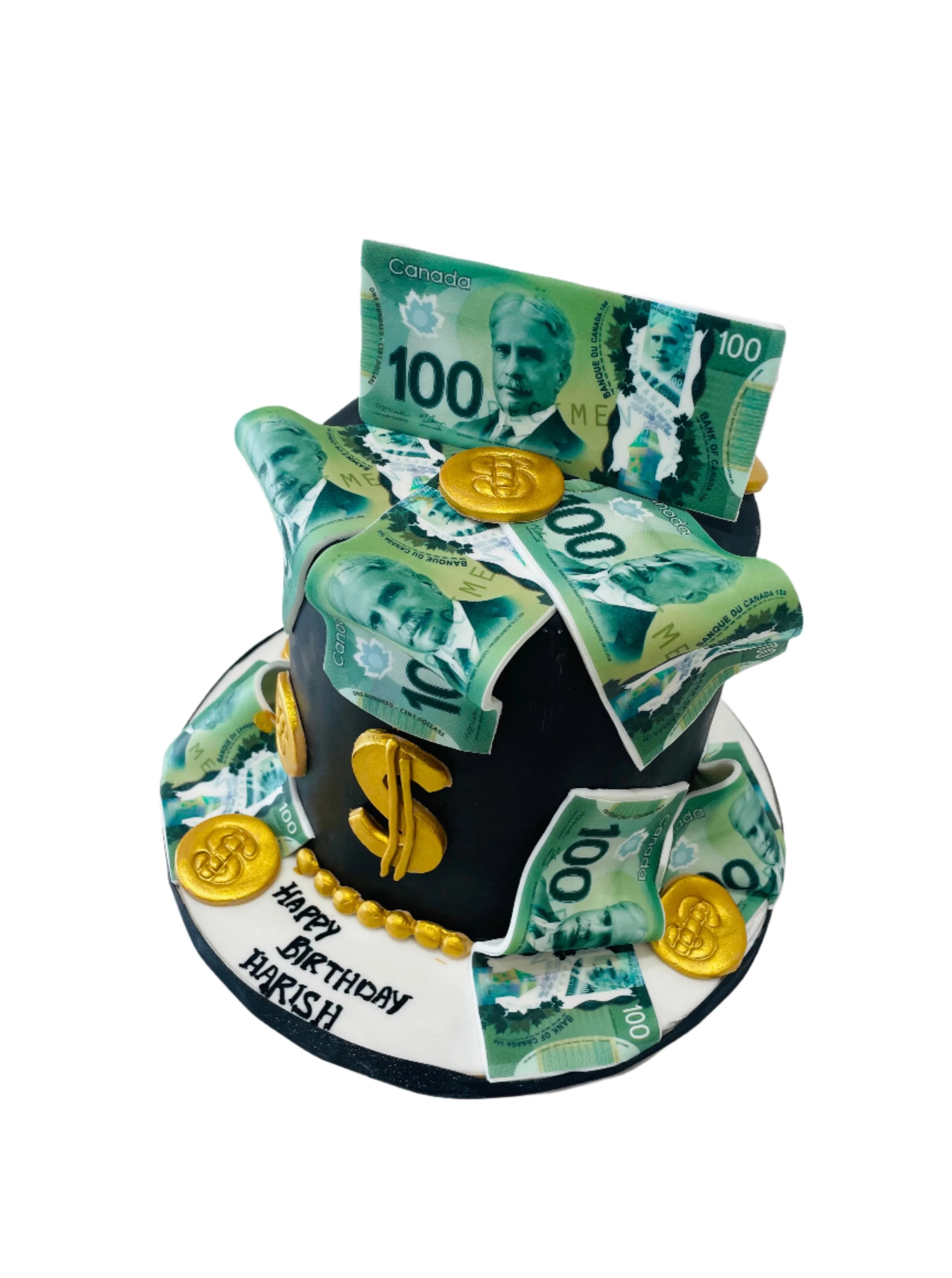 Dollar Bills Fondant Cake - Image 5