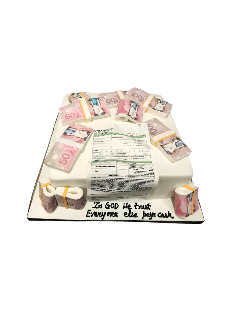 Dollar Fondant Cake