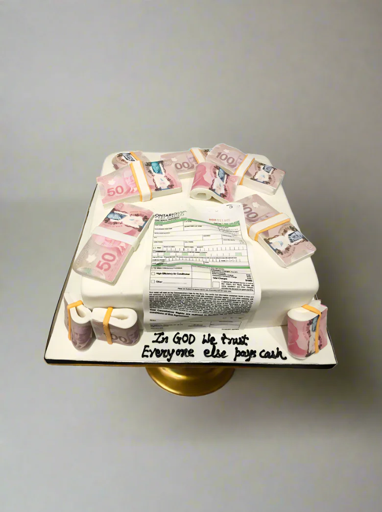Dollar Fondant Cake - Image 3