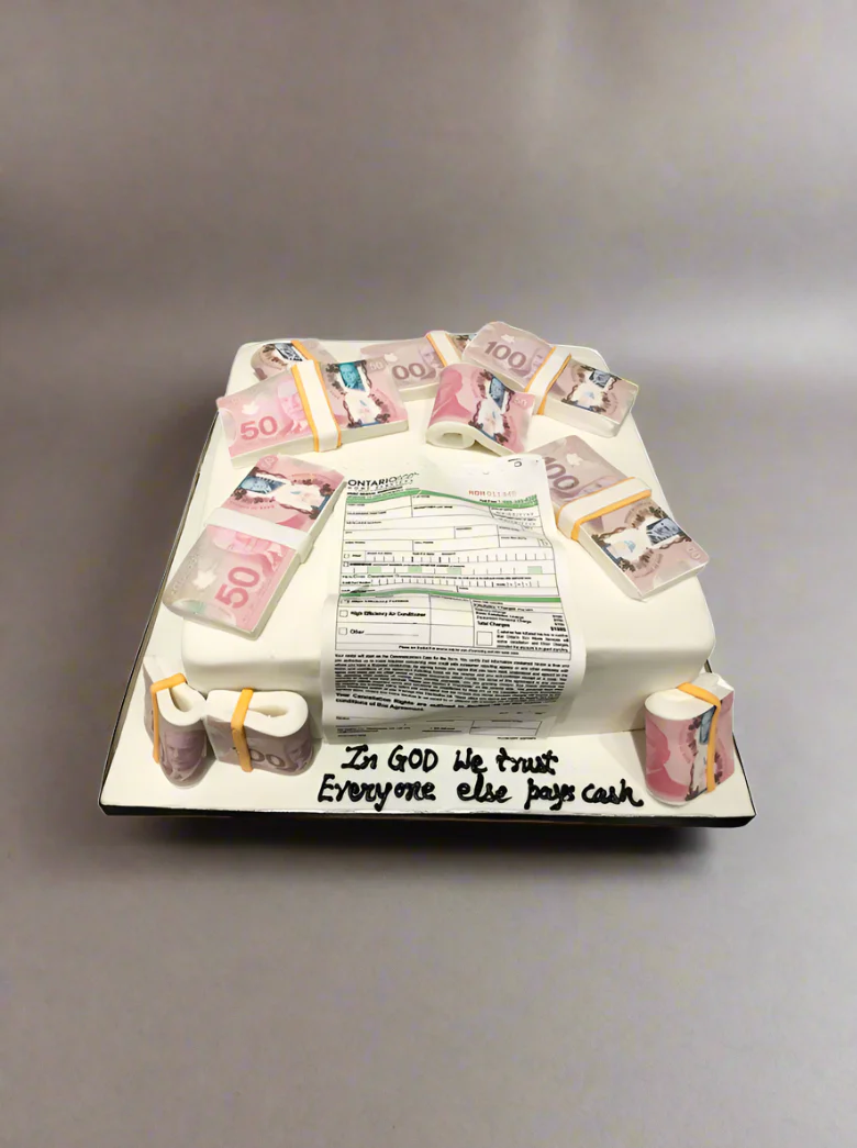 Dollar Fondant Cake - Image 5