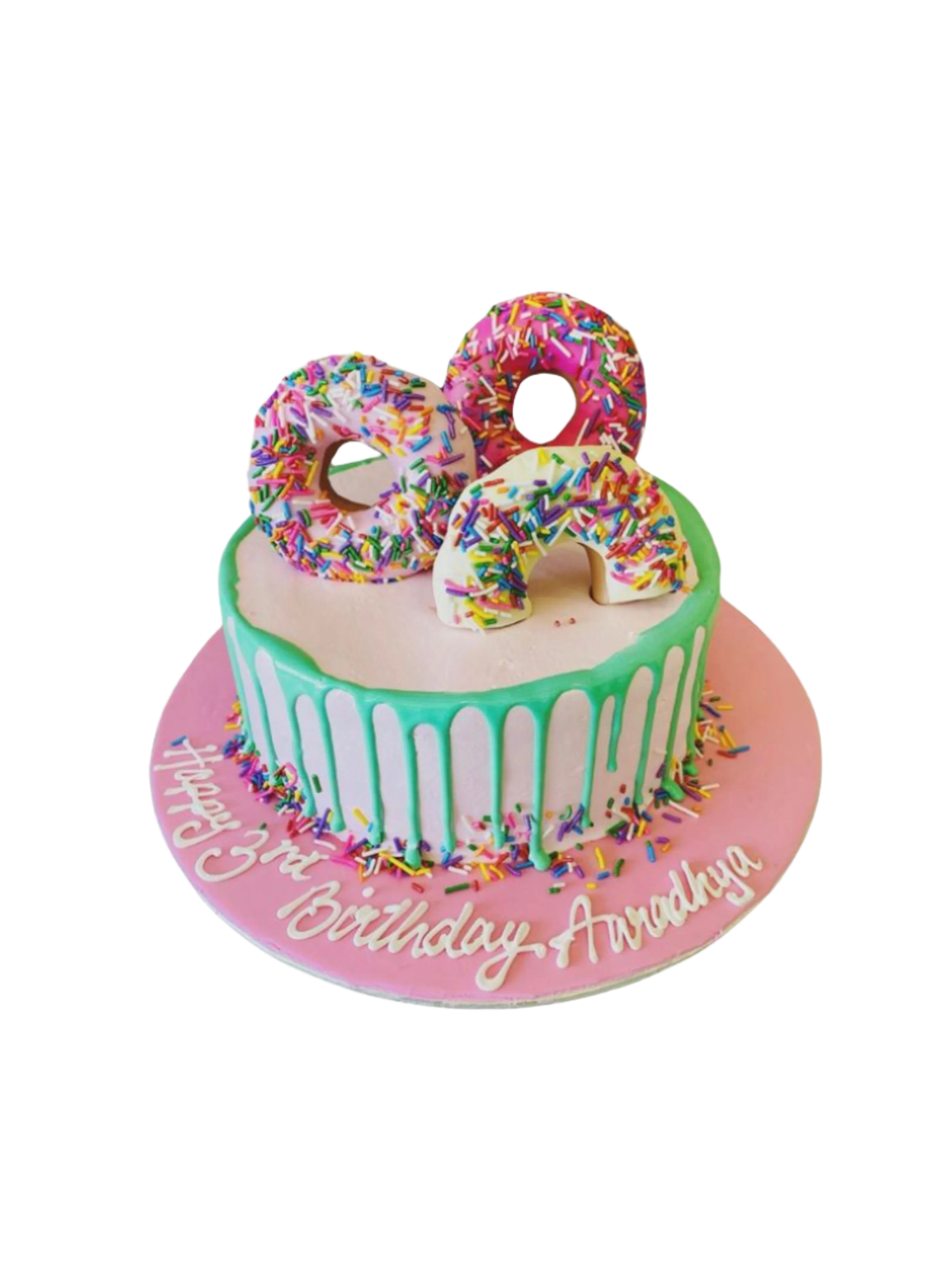 Donut Birthday Cake