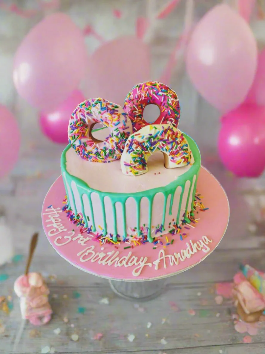 Donut Birthday Cake - Image 2