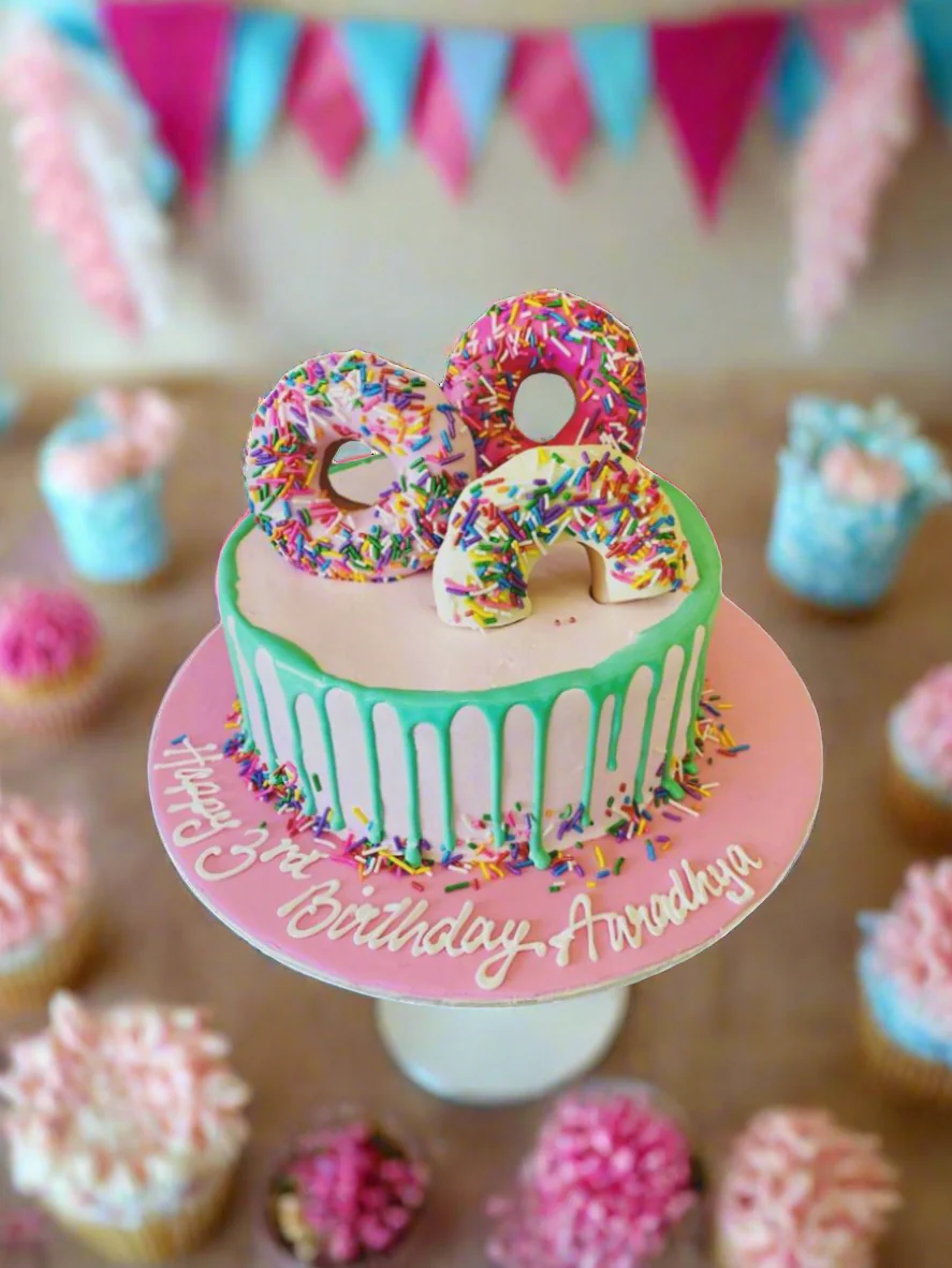Donut Birthday Cake - Image 3